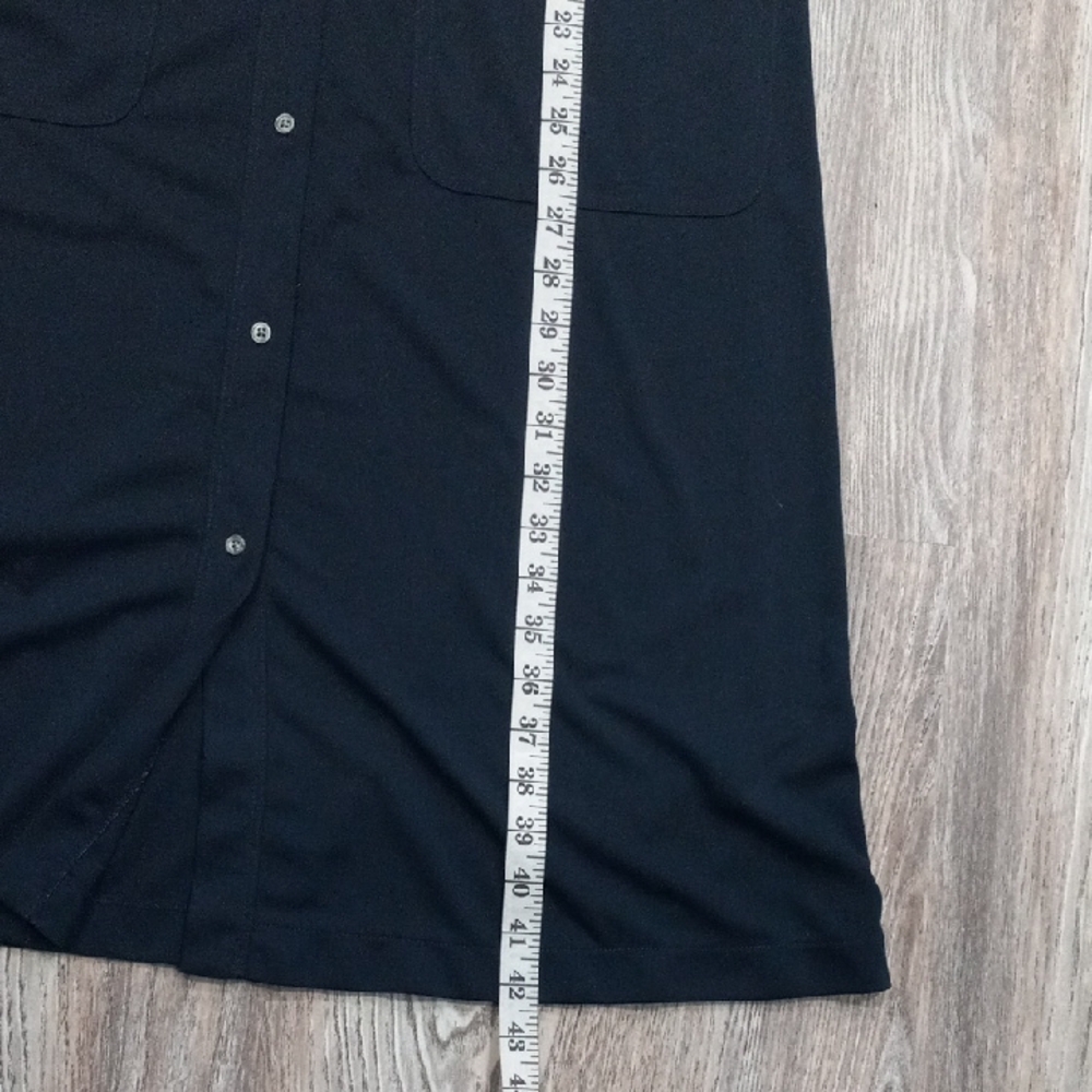 J.Crew Wmen's Stylish Navy Long Sleve Button Up Dresss Size S - Picture 13 of 16